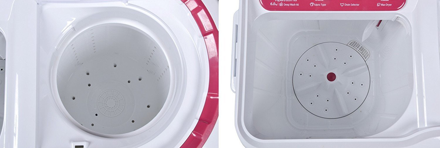 Image of Whirlpool 6 kg Semi Automatic Top Load Washing Machine Pink