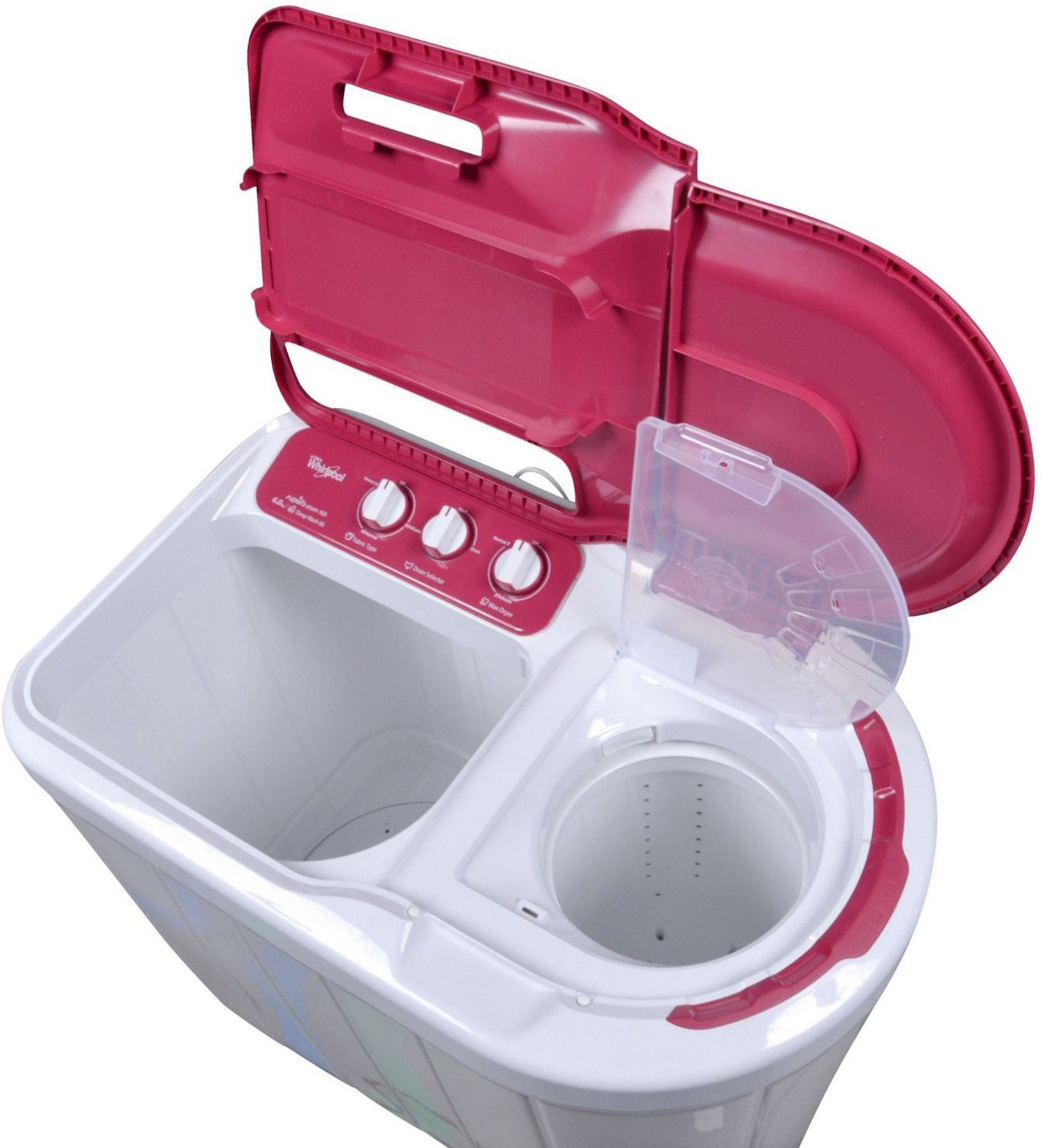 Image of Whirlpool 6 kg Semi Automatic Top Load Washing Machine Pink