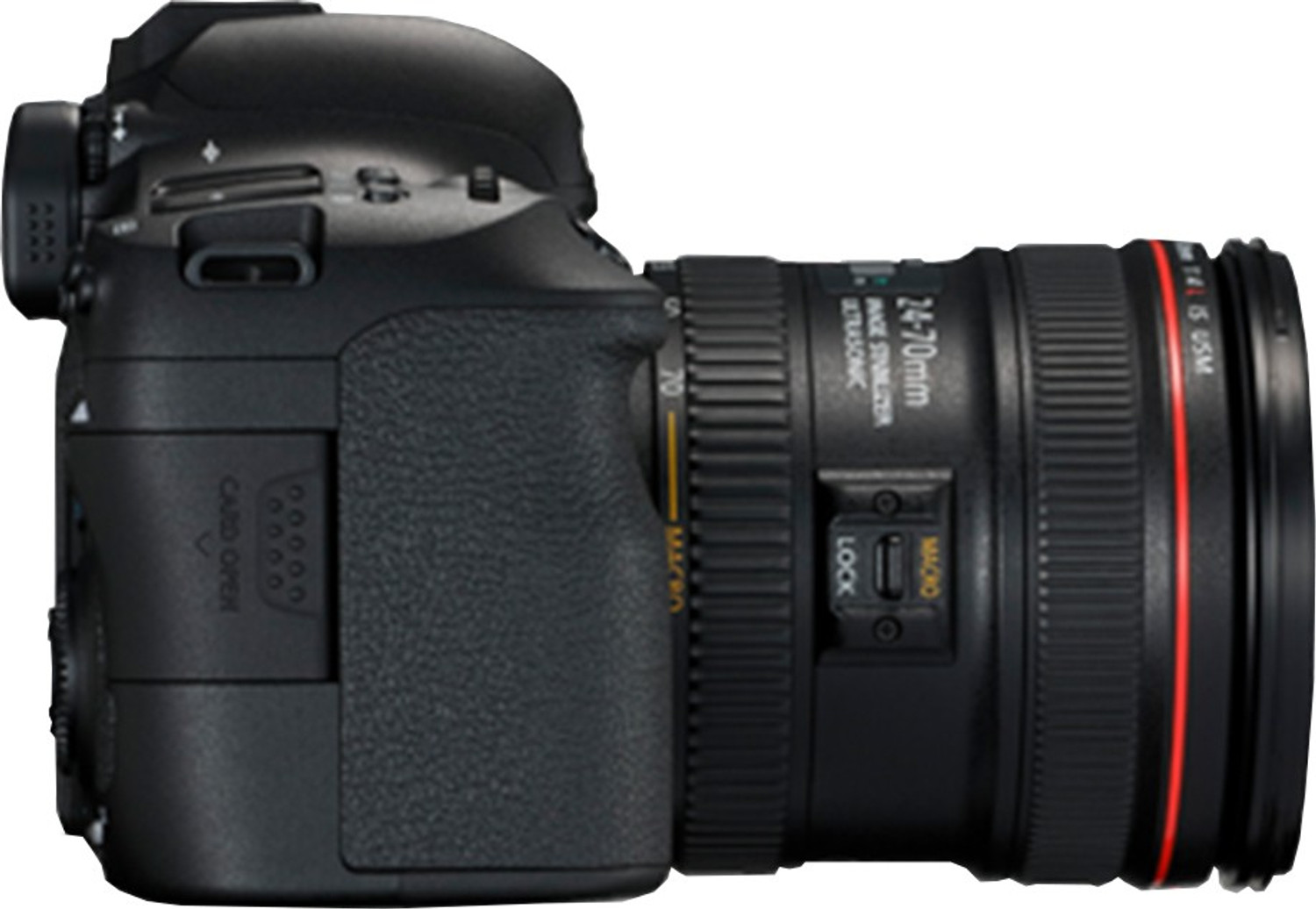 Image of Canon EOS 6D Mark II DSLR Camera Body with Single Lens: EF 24-70mm f /4L IS USM