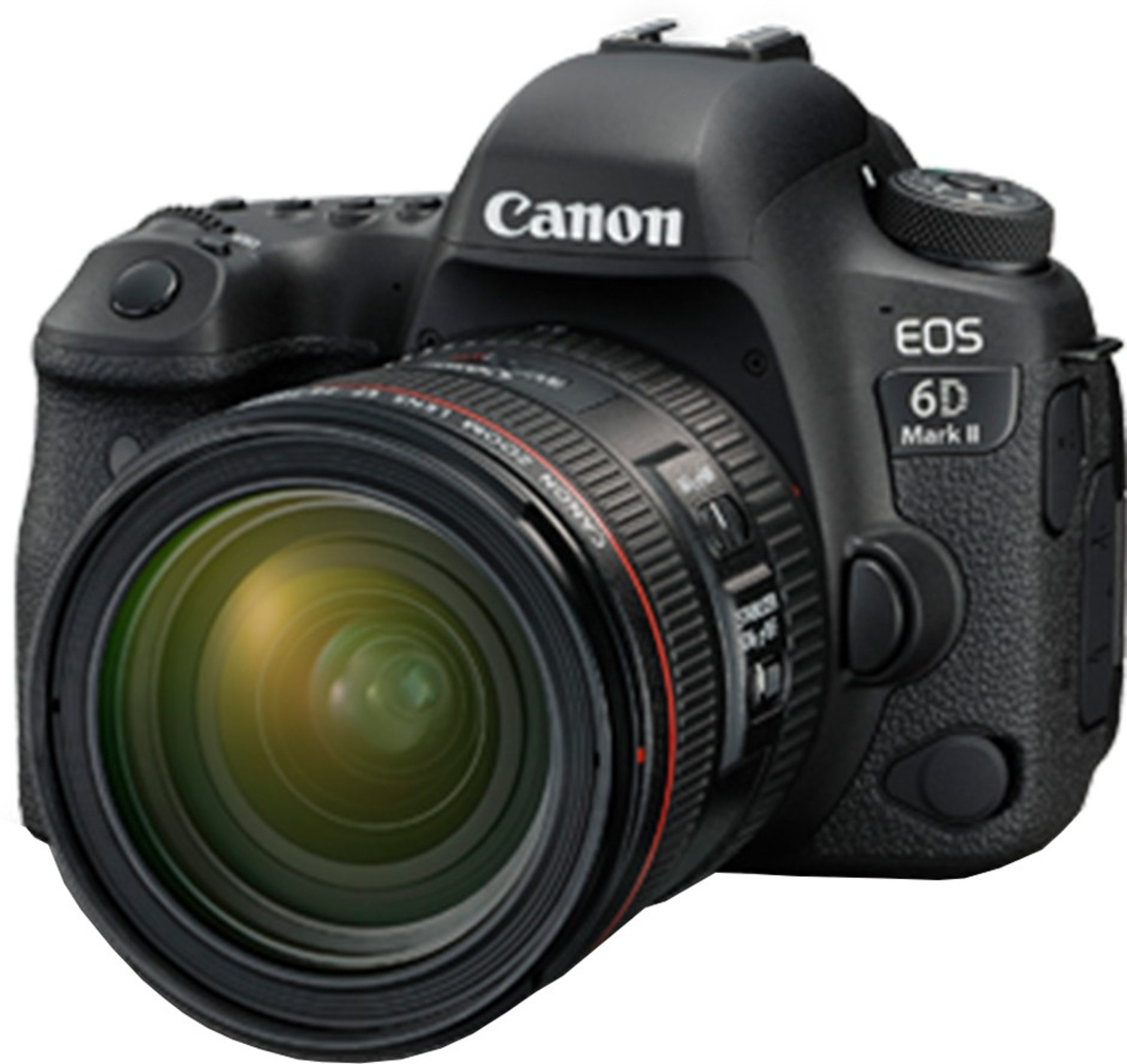 Image of Canon EOS 6D Mark II DSLR Camera Body with Single Lens: EF 24-70mm f /4L IS USM
