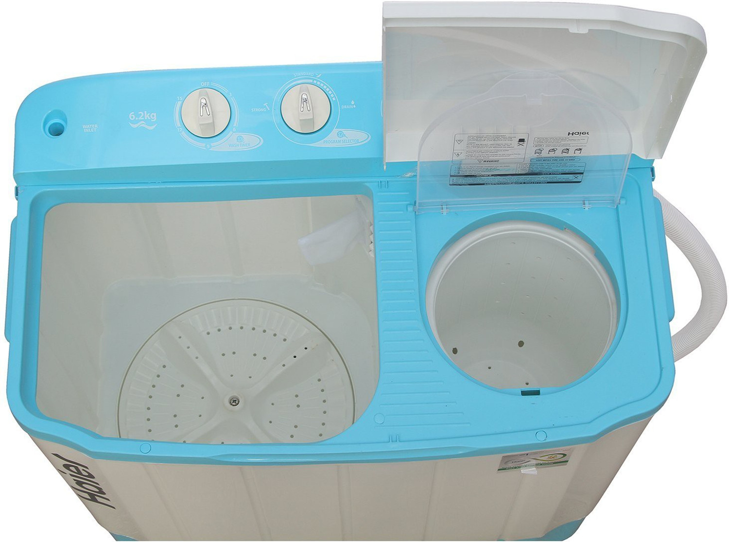 Image of Haier 6.2 kg Semi Automatic Top Load Washing Machine Blue
