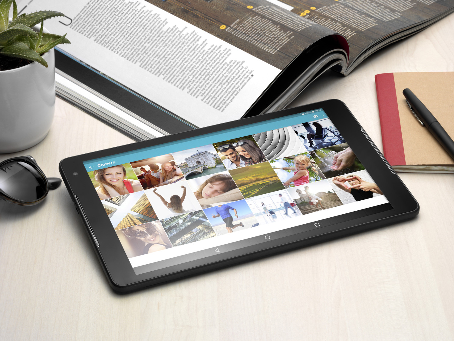 Image of Alcatel A3 10 (VOLTE) 2 GB RAM 16 GB ROM 10.1 inch with 4G MediaTek 8735B Quad Core Tablet (Black)