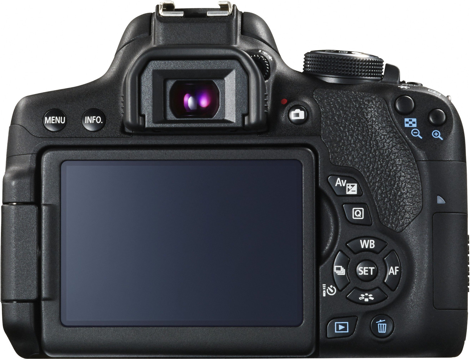 Image of Canon EOS 750D DSLR Camera Body with Single Lens: 18-55mm (16 GB SD Card + Camera Bag)