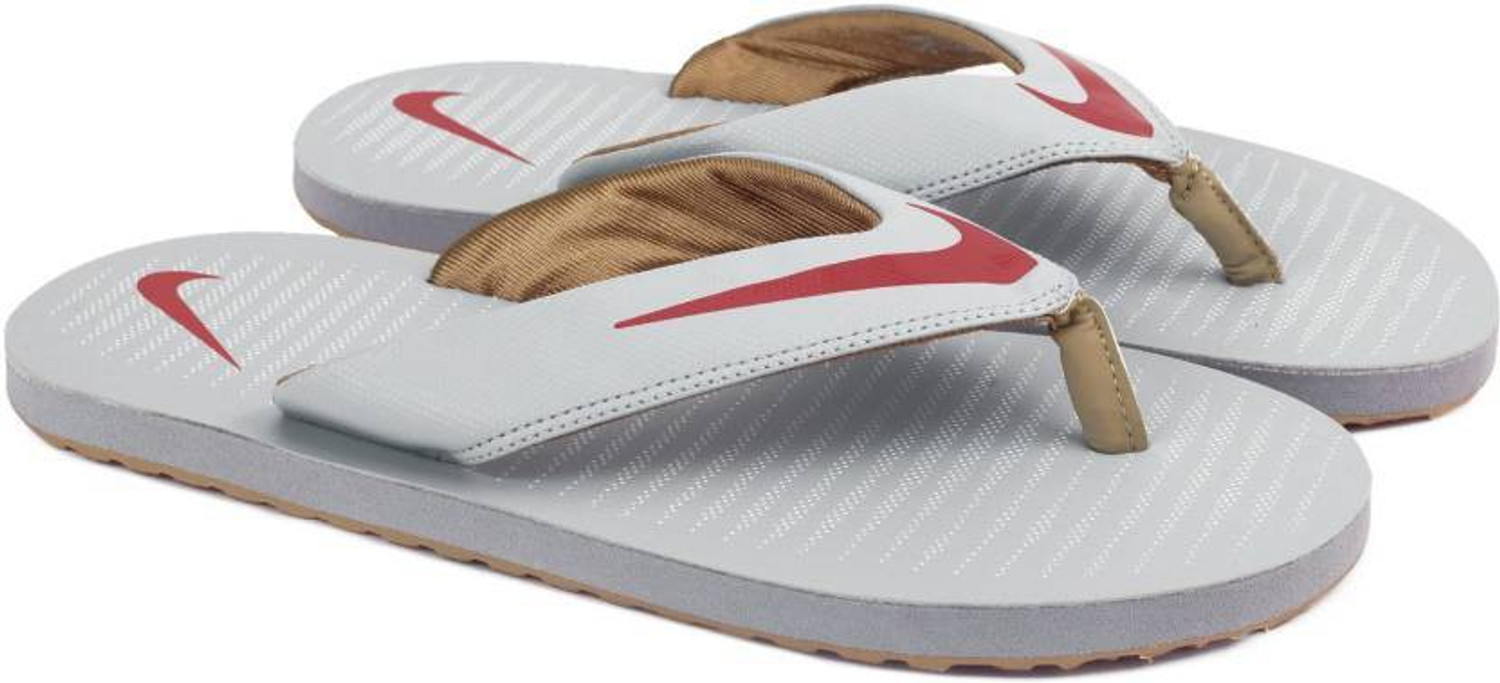 Nike slippers grey colour top