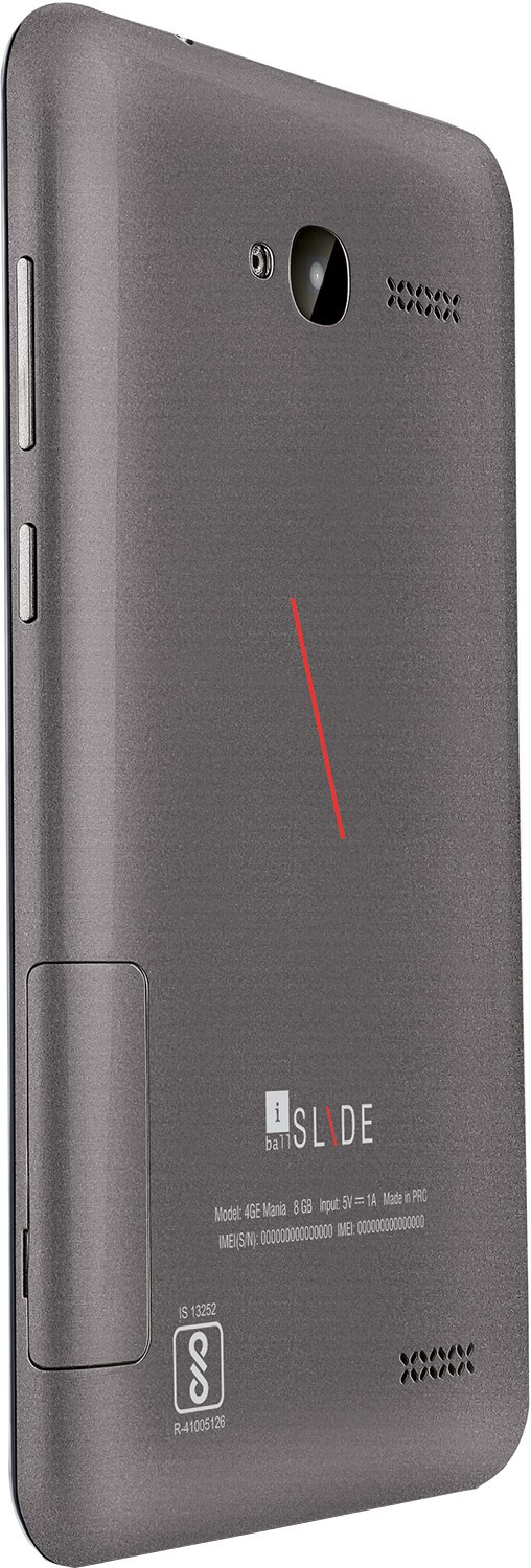 Image of iball Slide 4GE Mania 1 GB RAM 8 GB ROM 7 inch with 4G MediaTek Quad Core Processor Tablet (Coffee Grey)