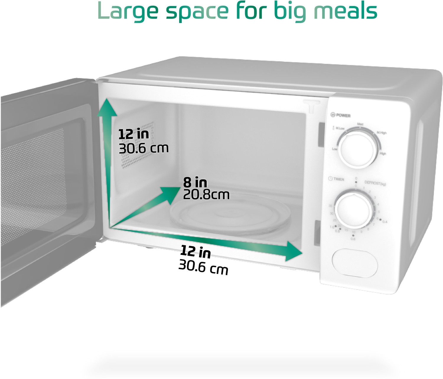 Image of MarQ by Flipkart 20 L Solo Microwave Oven