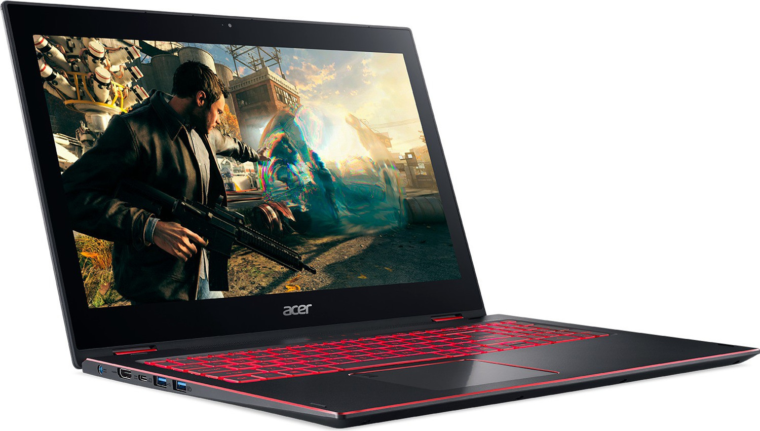 Image of Acer Nitro 5 Spin Intel Core i5 8th Gen 8250U - (8 GB /1 TB HDD /Windows 10 Home /4 GB Graphics) NP515-51 Laptop