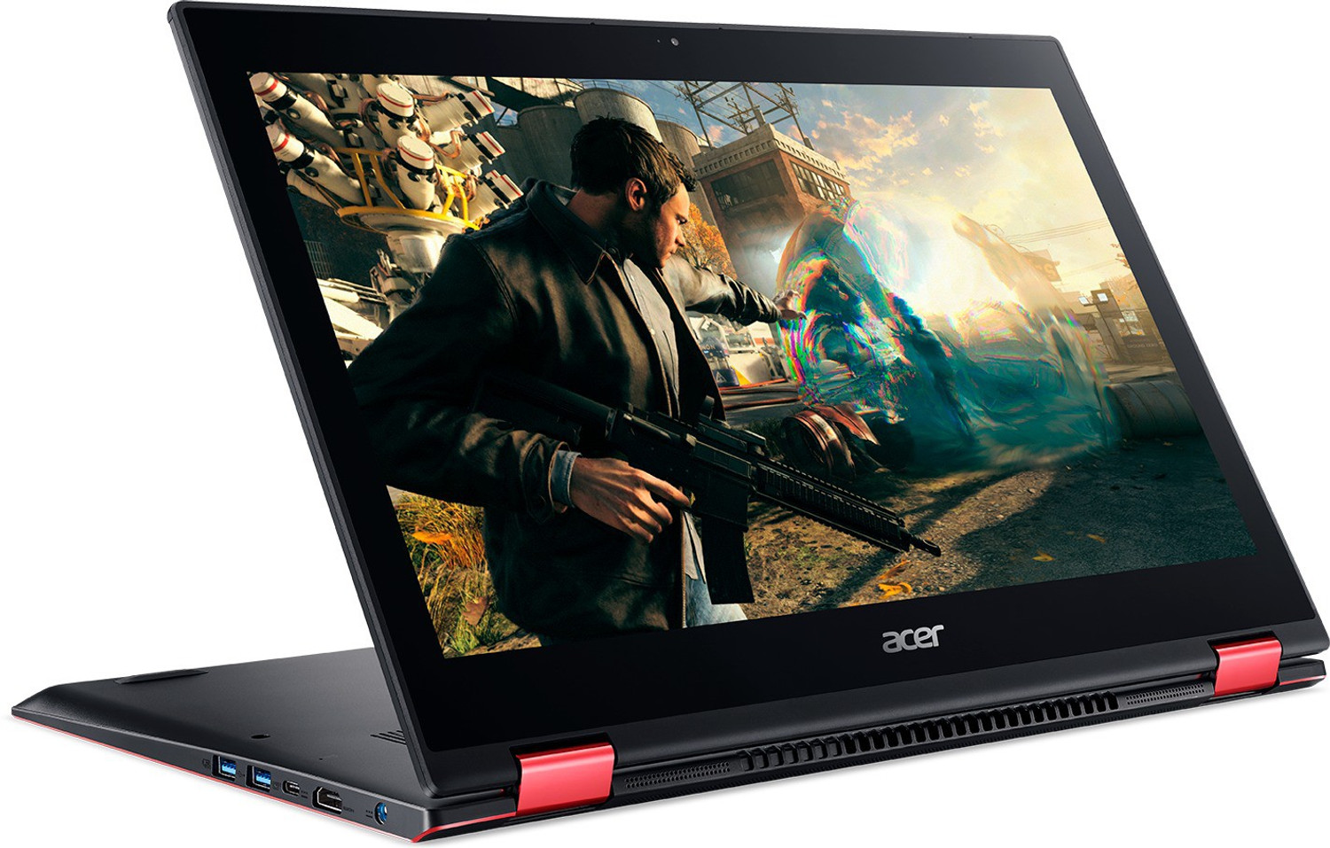 Image of Acer Nitro 5 Spin Intel Core i5 8th Gen 8250U - (8 GB /1 TB HDD /Windows 10 Home /4 GB Graphics) NP515-51 Laptop