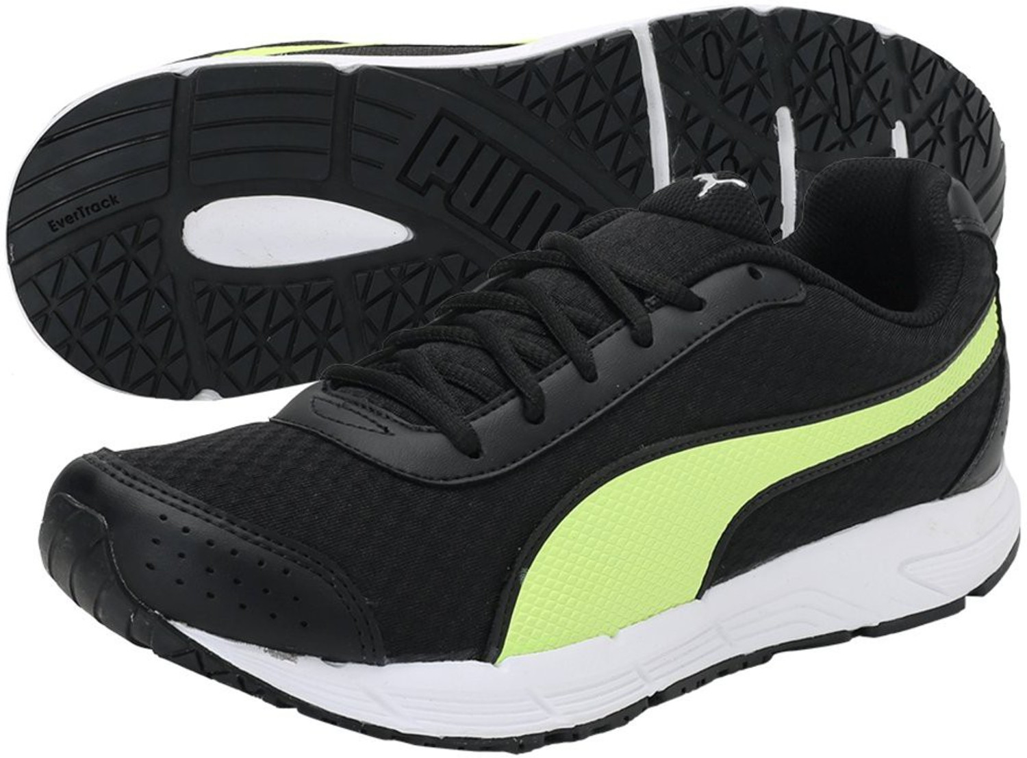 PUMA Rapple Walking Shoes For Men Green Black Price History