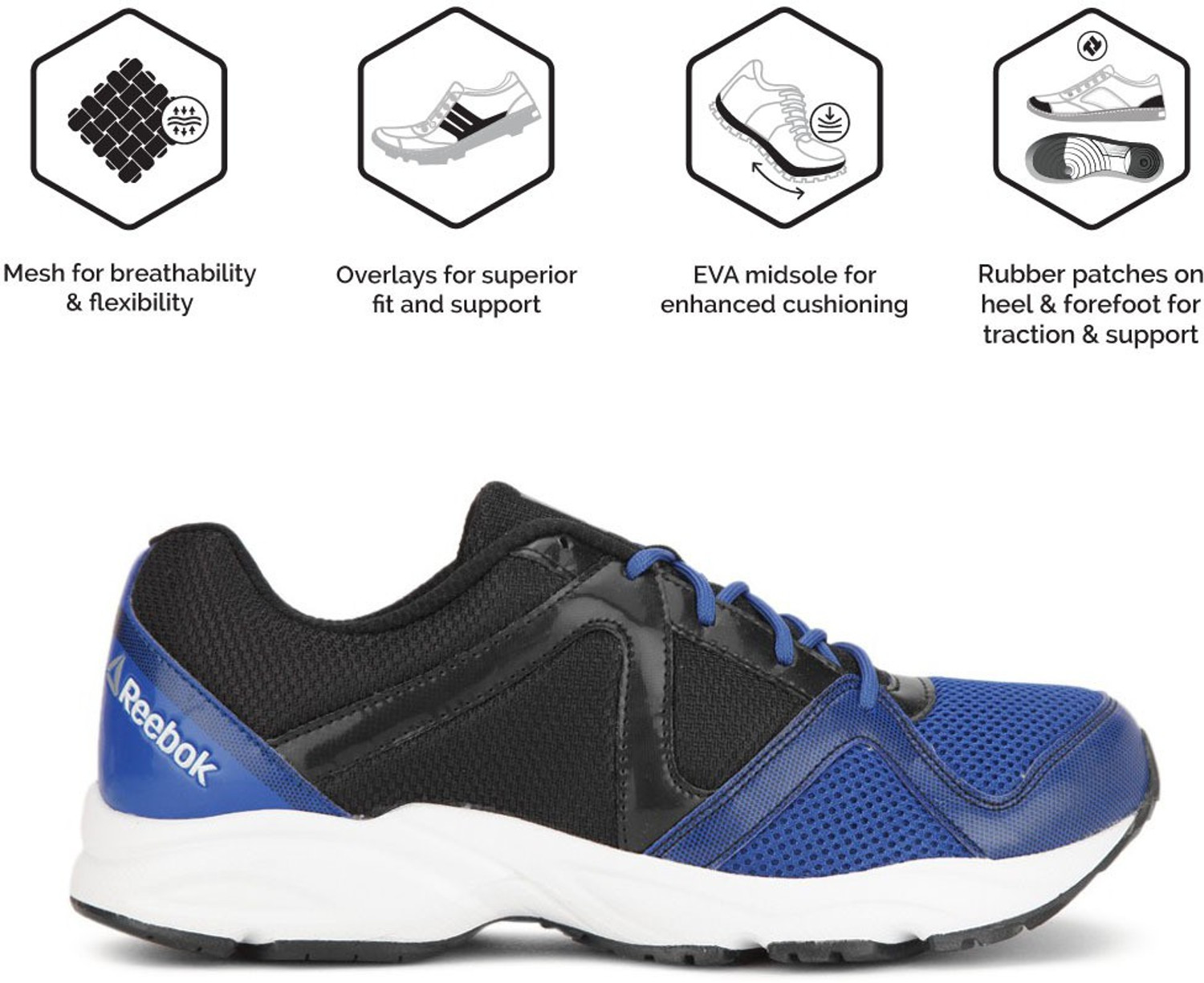 Reebok thunder run running shoes outlet