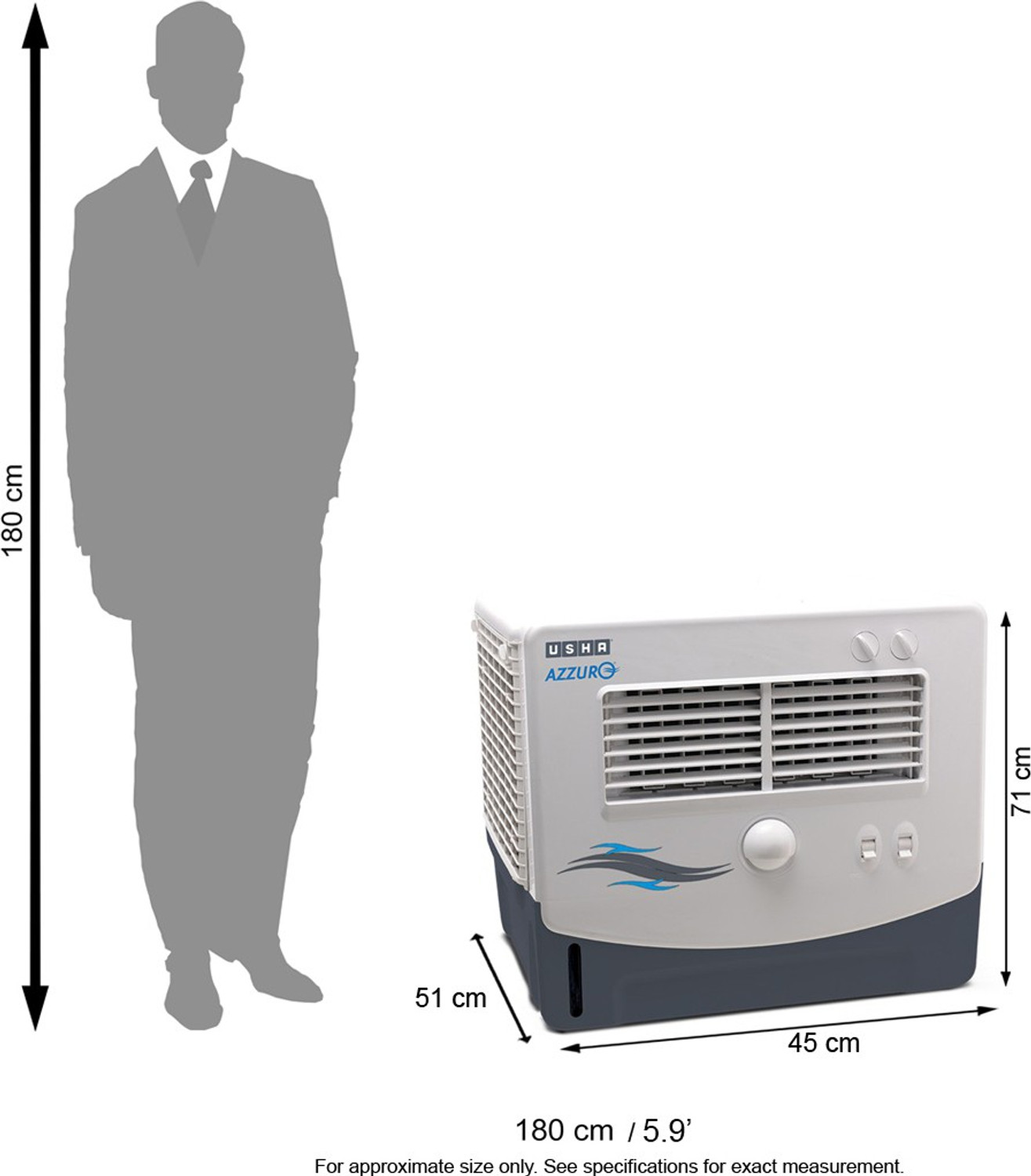 Image of USHA 50 L Window Air Cooler