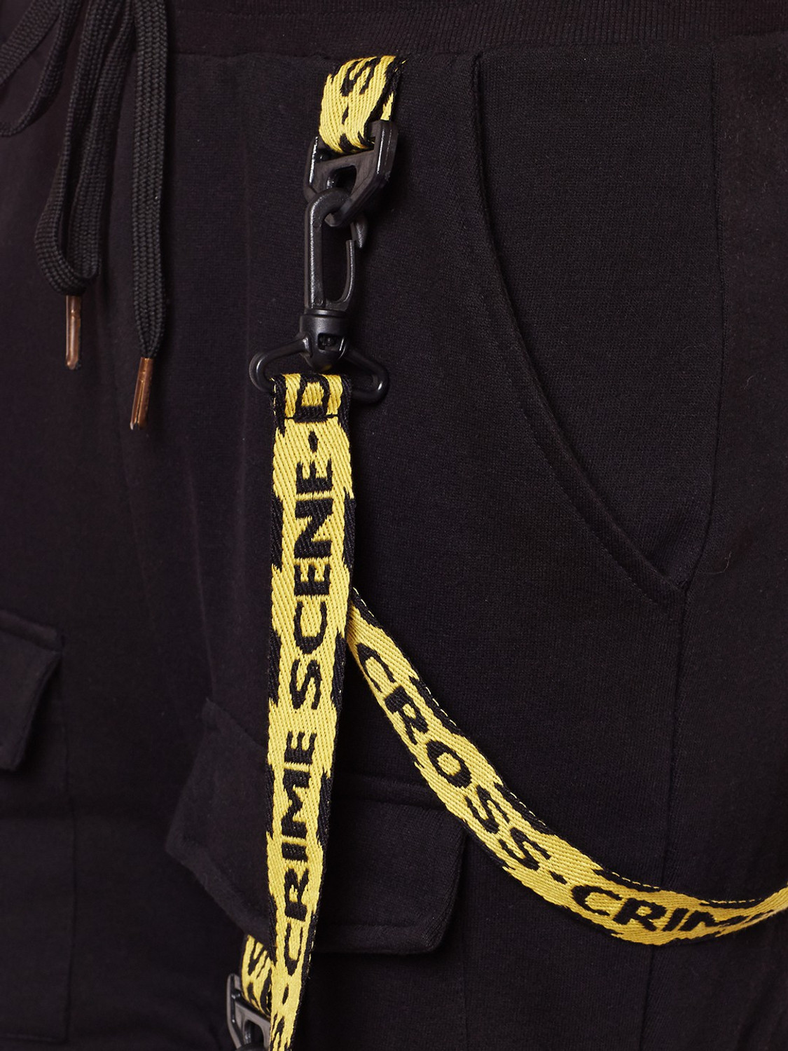 Fugazee solid men's hotsell black track pants