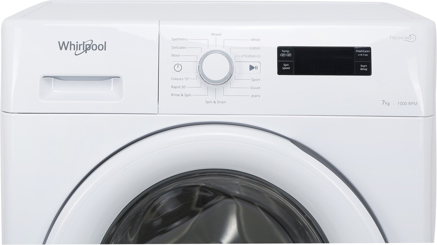 Image of Whirlpool 7 kg Fully Automatic Front Load Washing Machine White