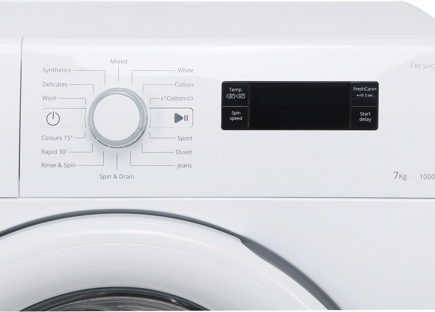 Image of Whirlpool 7 kg Fully Automatic Front Load Washing Machine White