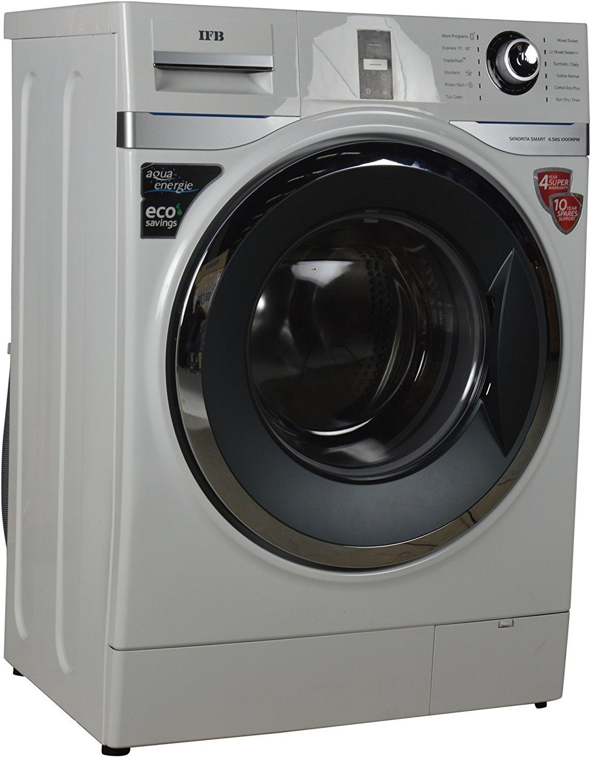 Image of IFB 6.5 kg Fully Automatic Front Load Washing Machine with In-built Heater White