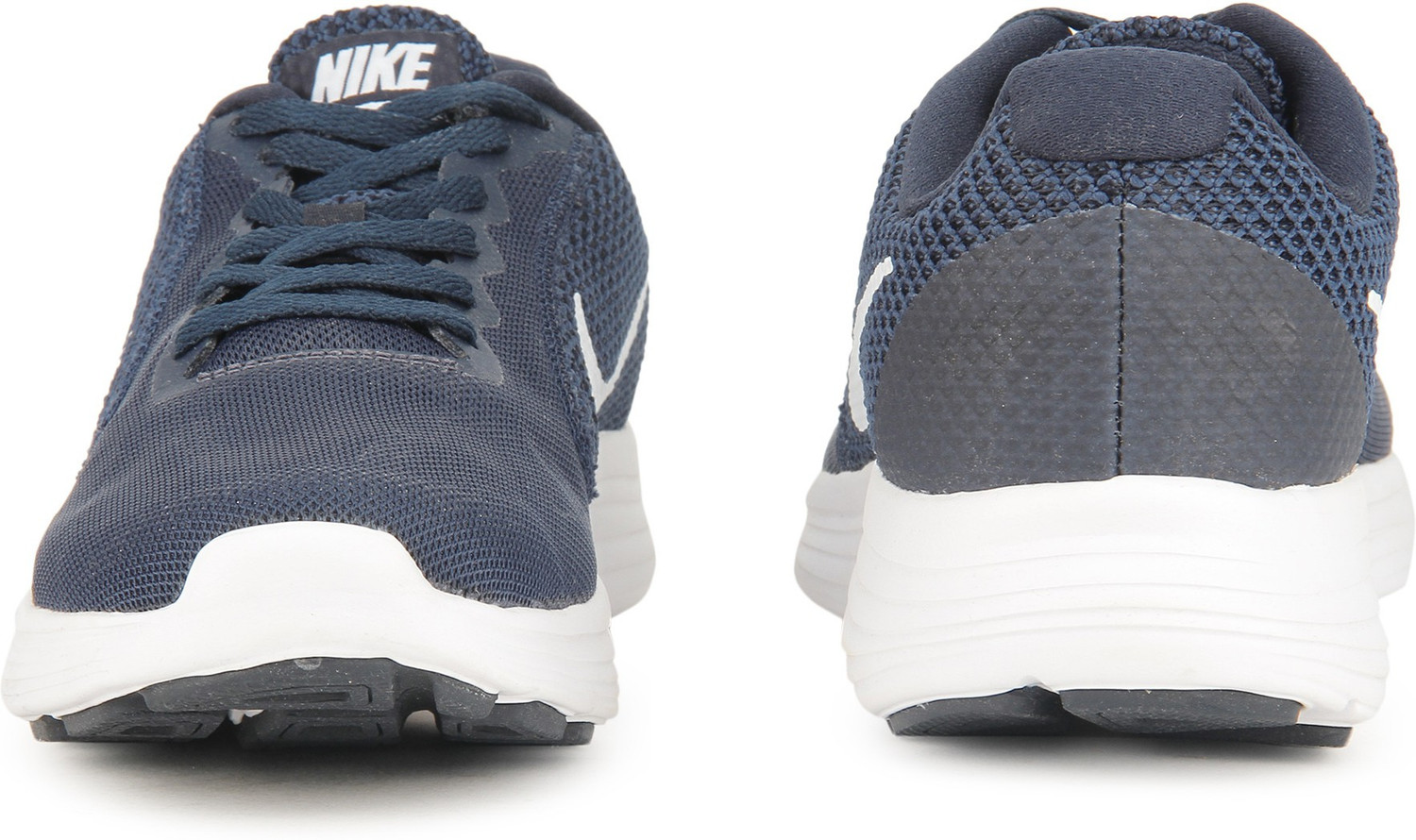 Men's revolution 3 navy blue running shoes store