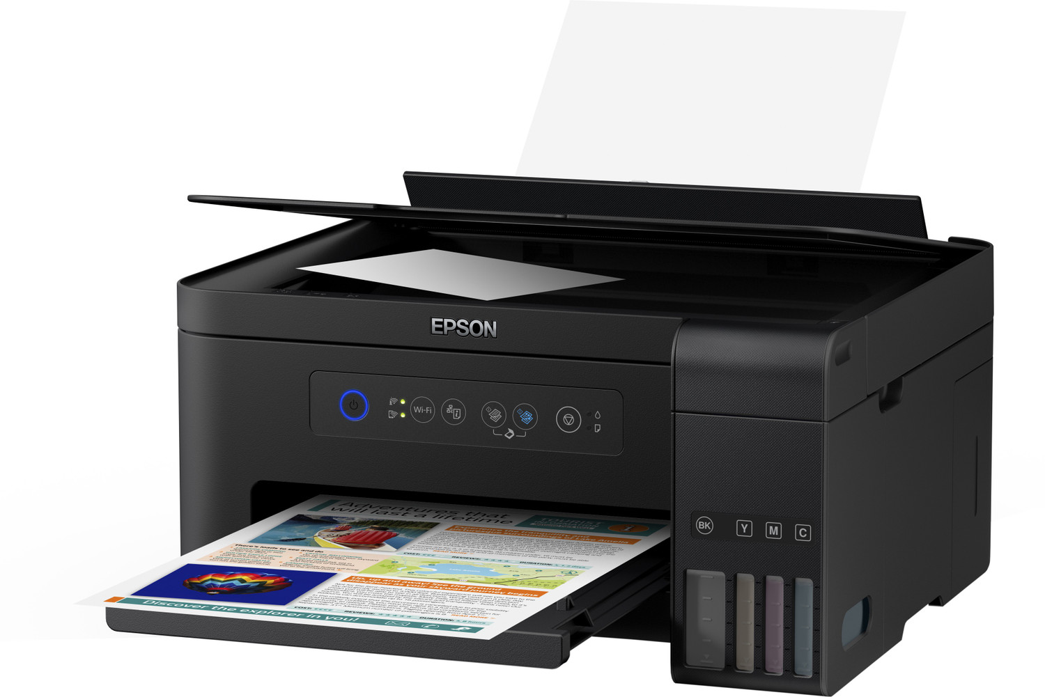 Image of Epson L4150 Multi-function WiFi Color Ink Tank Printer (Color Page Cost: 0.15 Rs. | Black Page Cost: 0.33 Rs.)