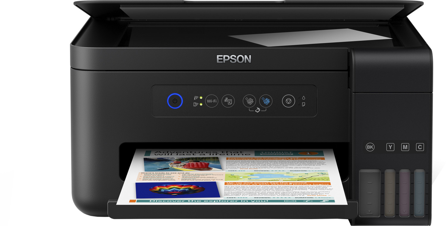 Image of Epson L4150 Multi-function WiFi Color Ink Tank Printer (Color Page Cost: 0.15 Rs. | Black Page Cost: 0.33 Rs.)