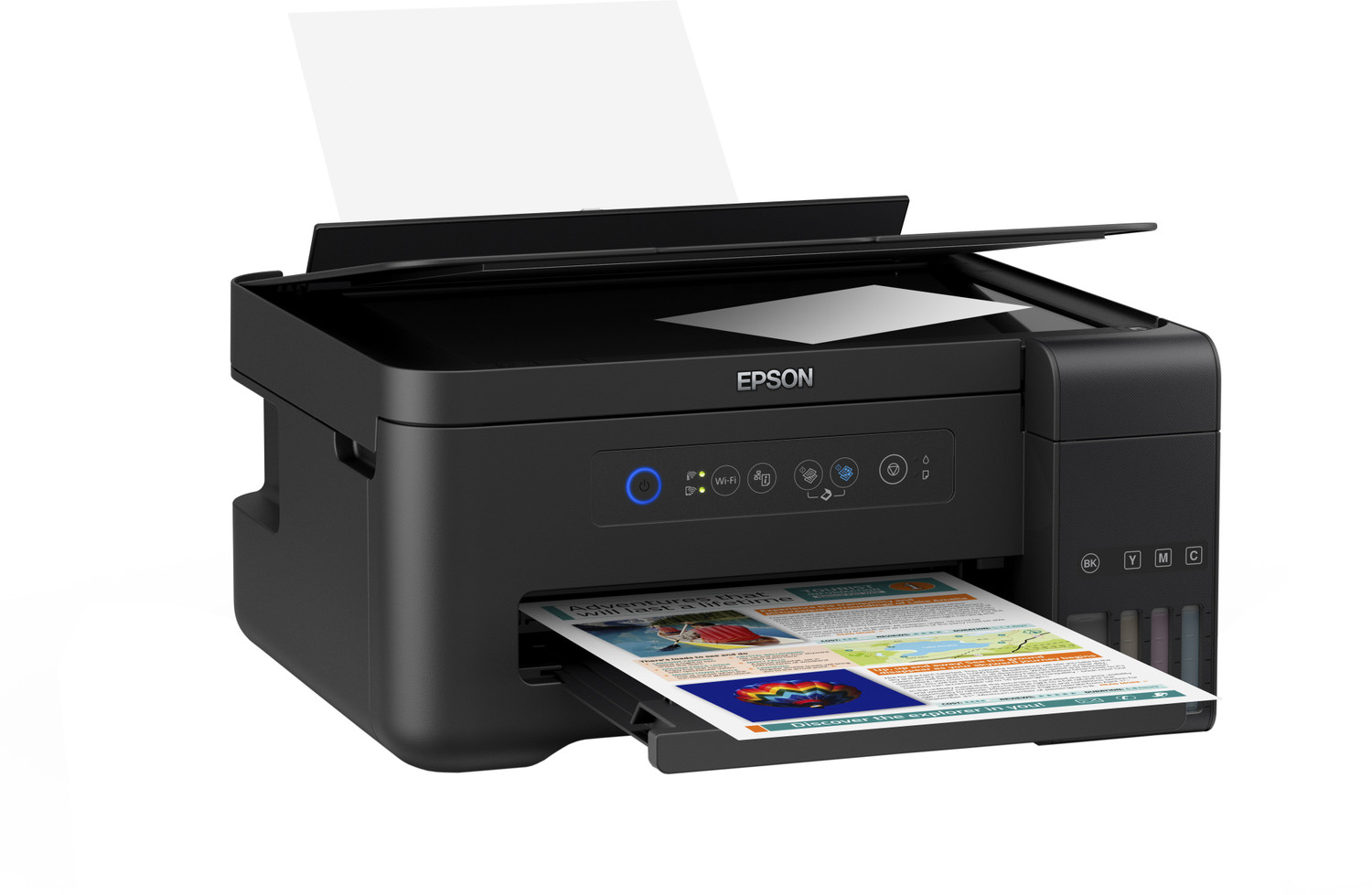 Image of Epson L4150 Multi-function WiFi Color Ink Tank Printer (Color Page Cost: 0.15 Rs. | Black Page Cost: 0.33 Rs.)