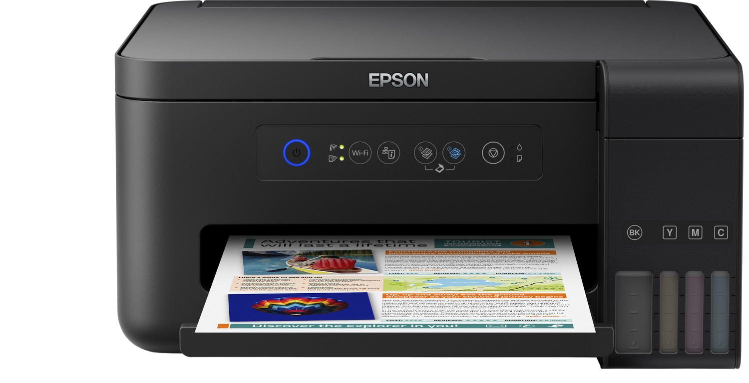 Image of Epson L4150 Multi-function WiFi Color Ink Tank Printer (Color Page Cost: 0.15 Rs. | Black Page Cost: 0.33 Rs.)