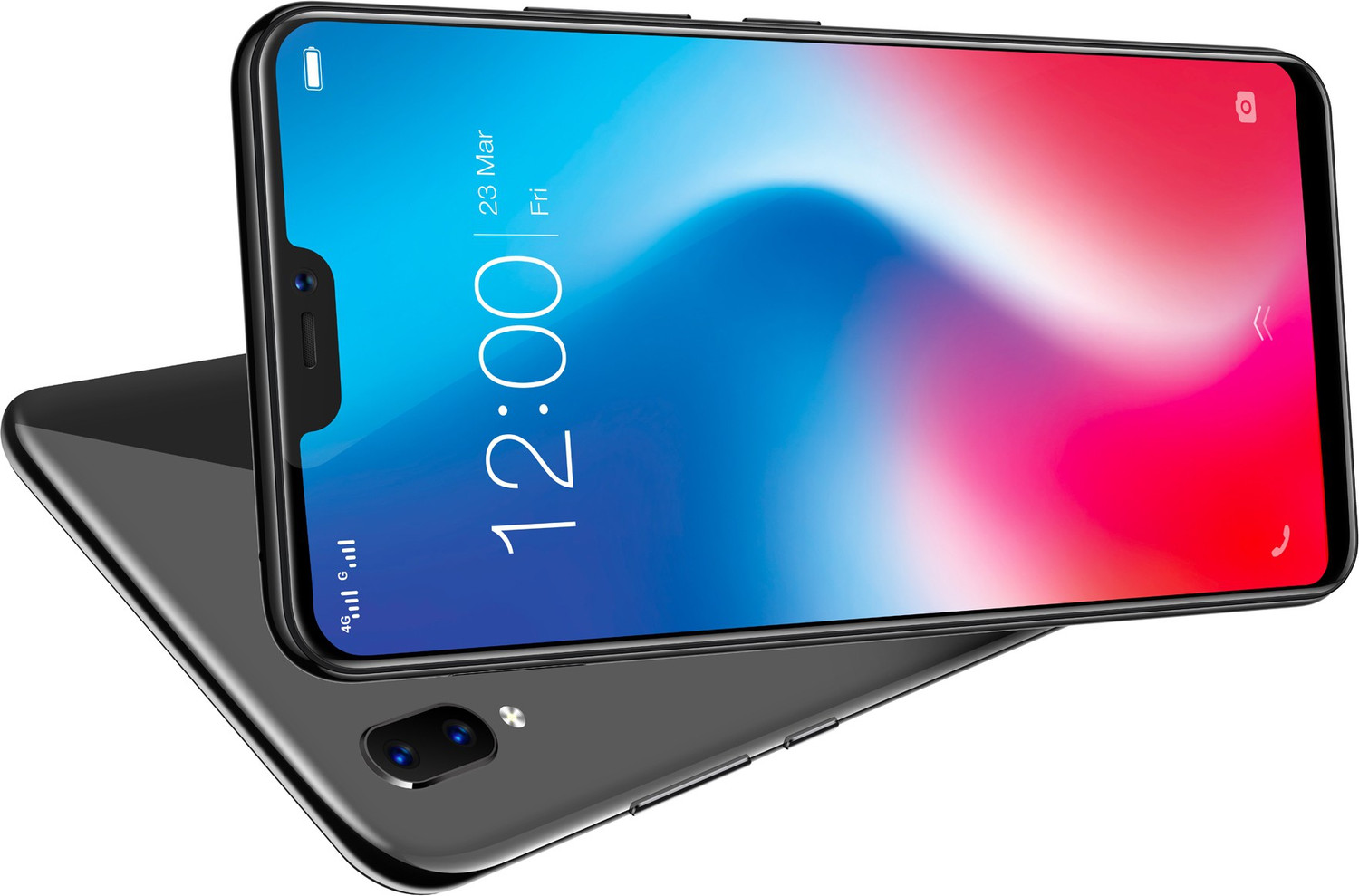 Image of vivo V9 (Pearl Black, 64 GB) (4 GB RAM)