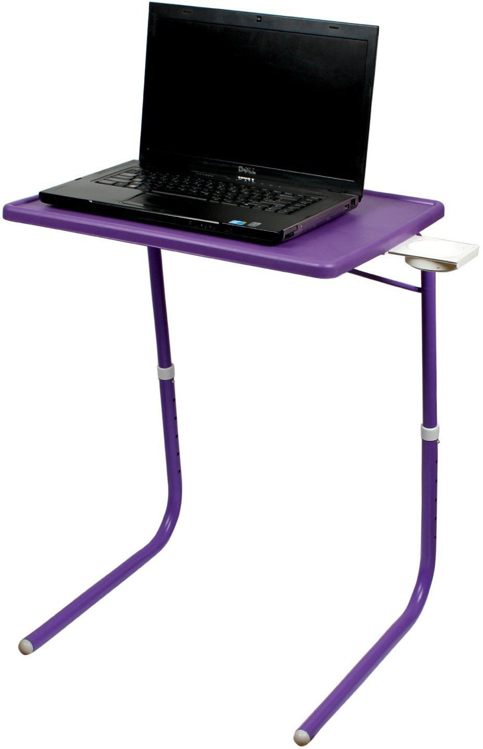 Image of MULTI - TABLE Mate Multi Purpose Table Purple Plastic Portable Laptop Table