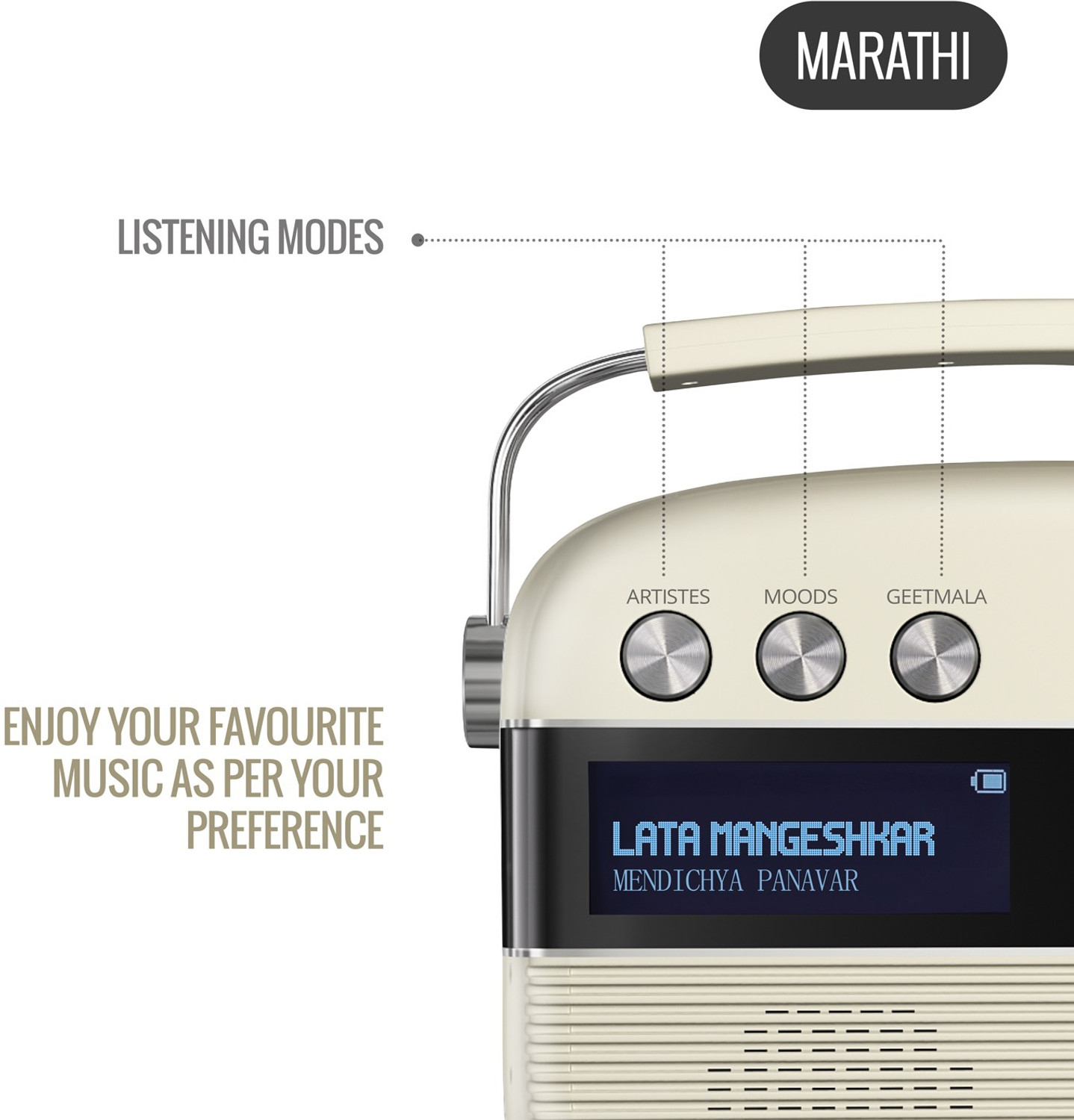 Image of SAREGAMA Carvaan Marathi 10 W Bluetooth Speaker