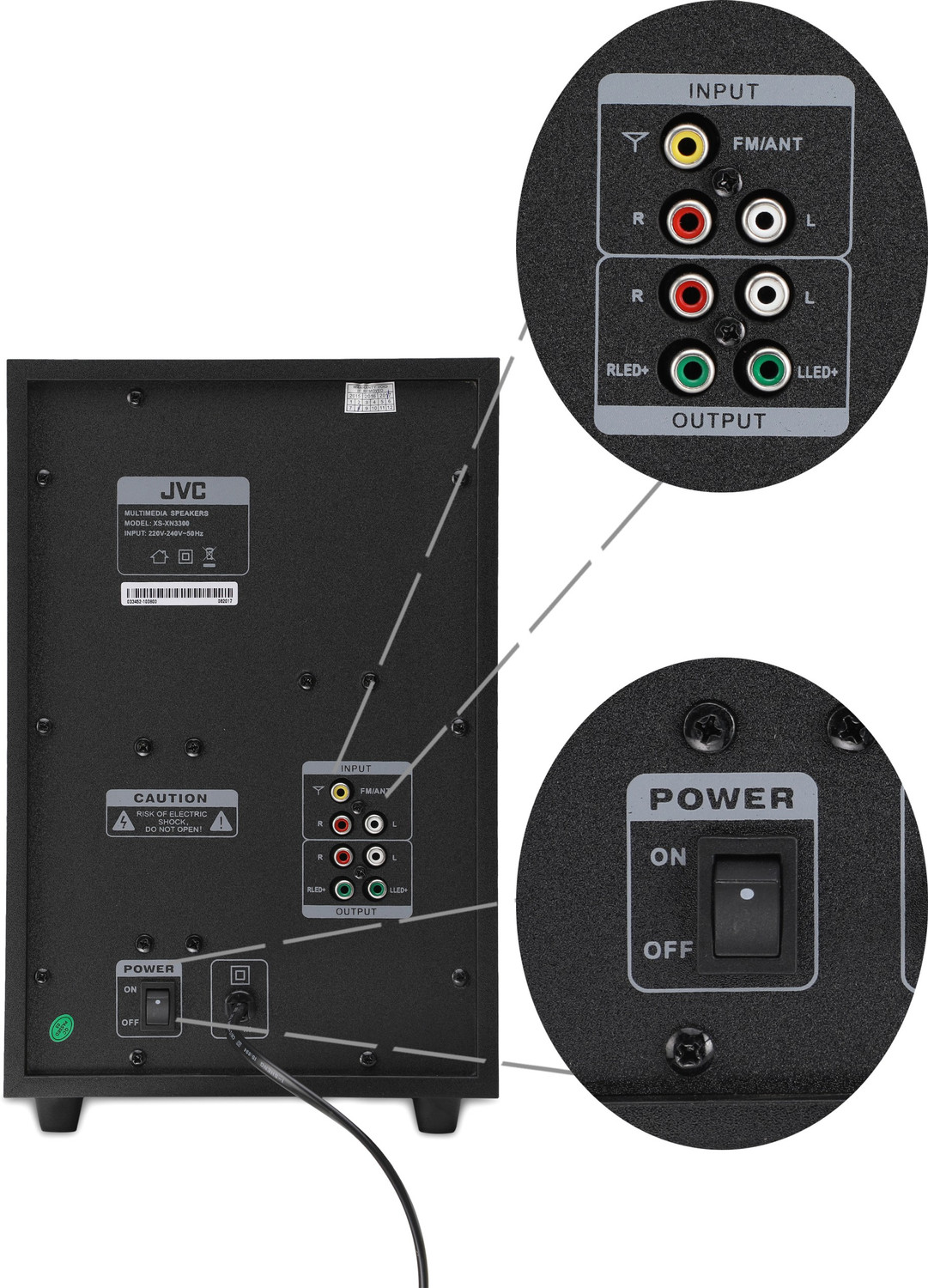 Image of JVC XS-XN3300 70 W Bluetooth Home Theatre