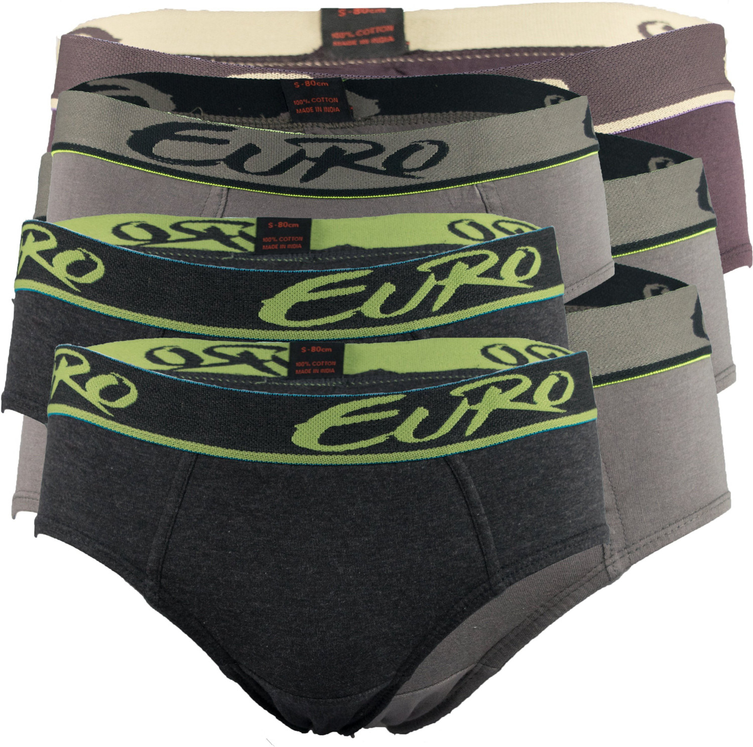 Image of Euro Fashion Pack of 6 MICRA Men Brief