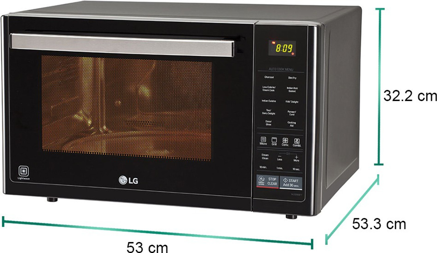 Image of LG 32 L Charcoal Convection Microwave Oven
