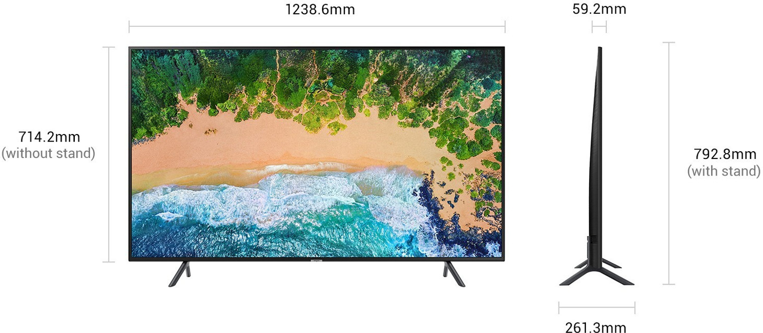 Image of Samsung Series 7 138 cm (55 inch) Ultra HD (4K) LED Smart Tizen TV