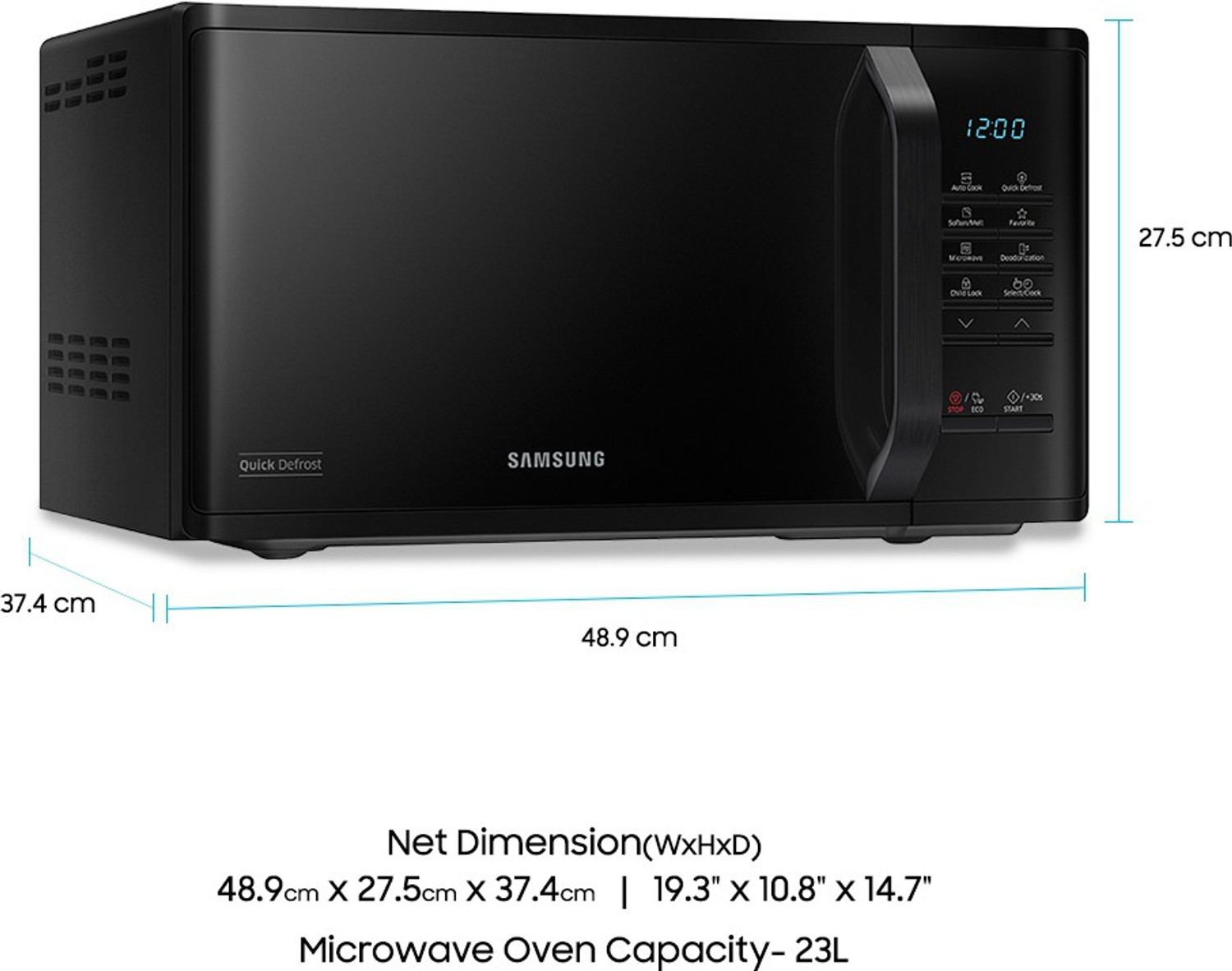 Image of Samsung 23 L Solo Microwave Oven