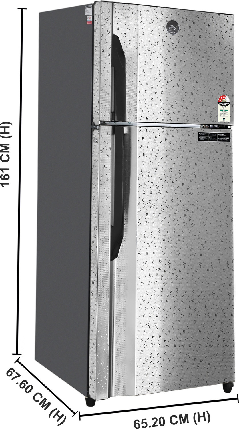 Image of Godrej 311 L Frost Free Double Door 3 Star Refrigerator