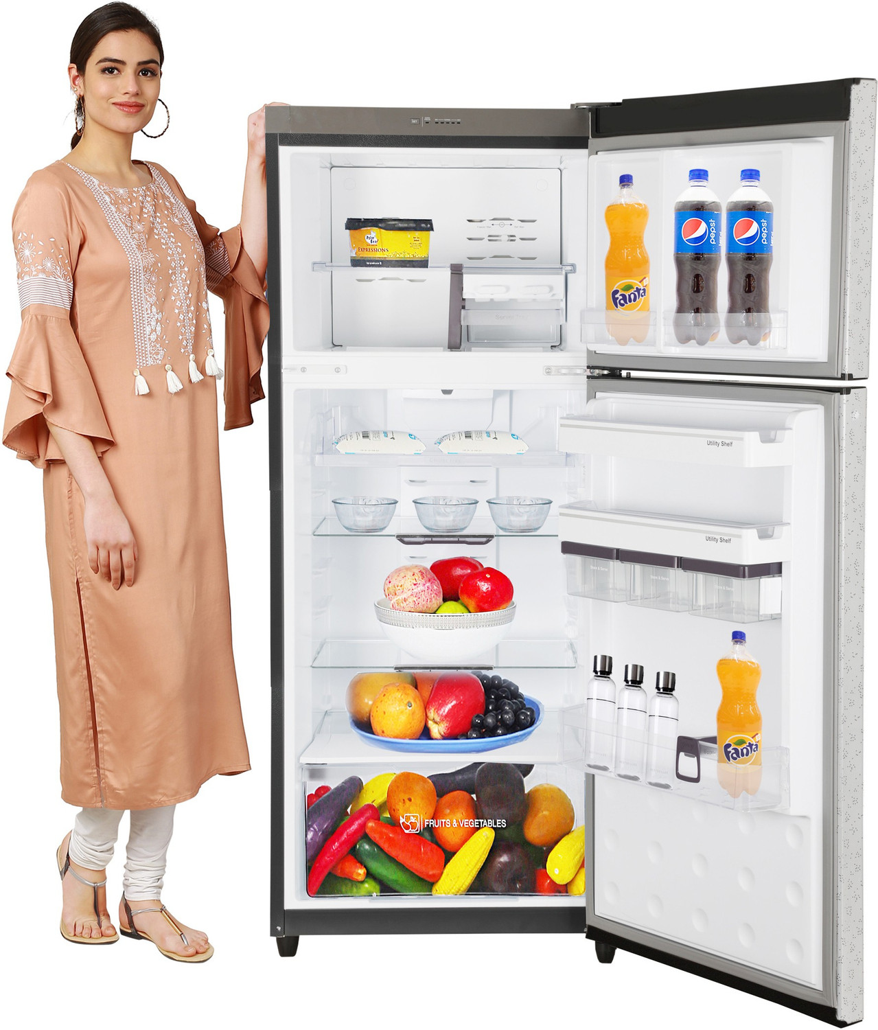Image of Godrej 331 L Frost Free Double Door 3 Star Refrigerator