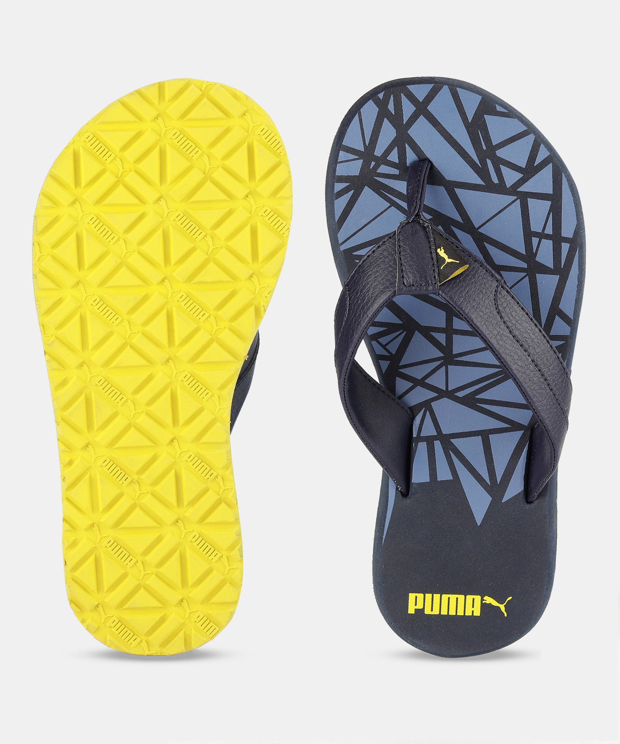 PUMA Men Wrens GU IDP Flip Flops Blue Black 8 Price History