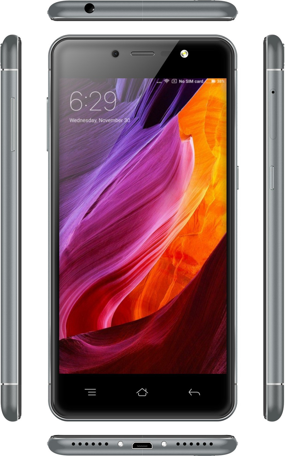 Image of Celkon Cliq 2 (Black&Grey, 32 GB)
