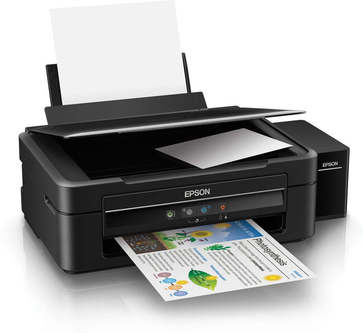 Image of Epson L380 Multi-function Color Ink Tank Printer (Color Page Cost: 18 Paise | Black Page Cost: 7 Paise)