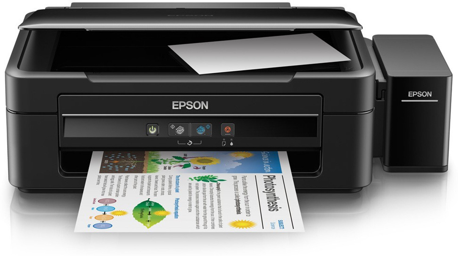 Image of Epson L380 Multi-function Color Ink Tank Printer (Color Page Cost: 18 Paise | Black Page Cost: 7 Paise)