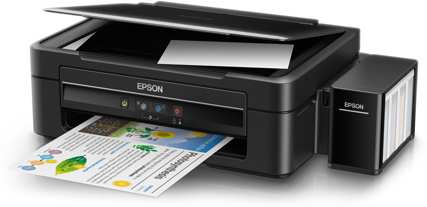Image of Epson L380 Multi-function Color Ink Tank Printer (Color Page Cost: 18 Paise | Black Page Cost: 7 Paise)