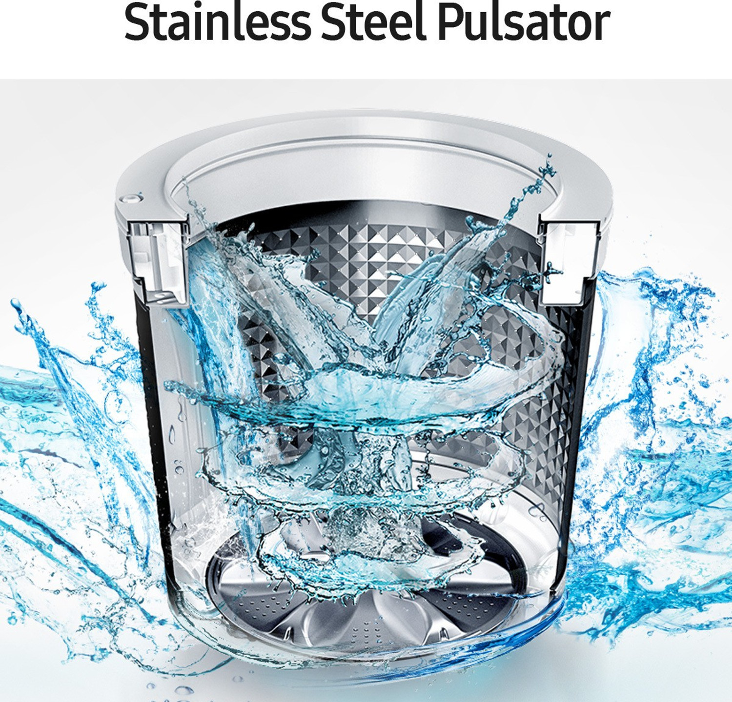 Image of Samsung 6.2 kg with Monsoon Feature Fully Automatic Top Load Washing Machine Grey