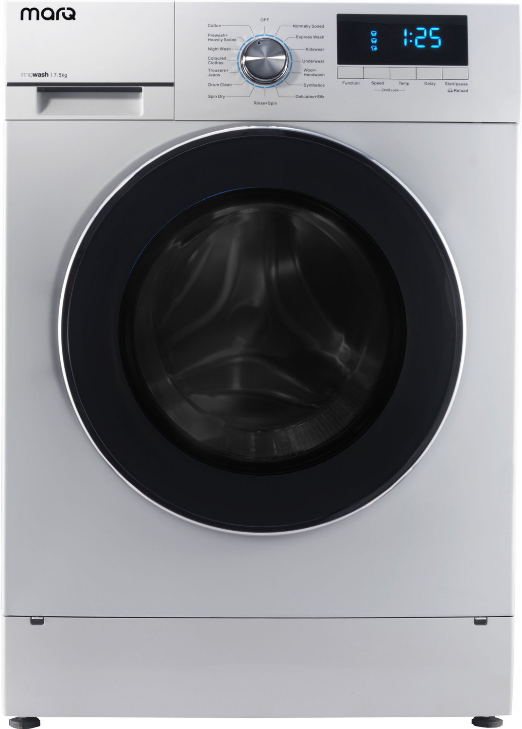 Image of MarQ by Flipkart 7.5 kg Fully Automatic Front Load Washing Machine with In-built Heater White