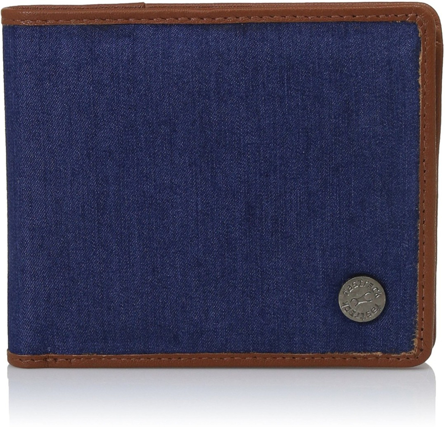 Fastrack Men Casual Blue Genuine Leather Wallet 4 Card Slots Price History