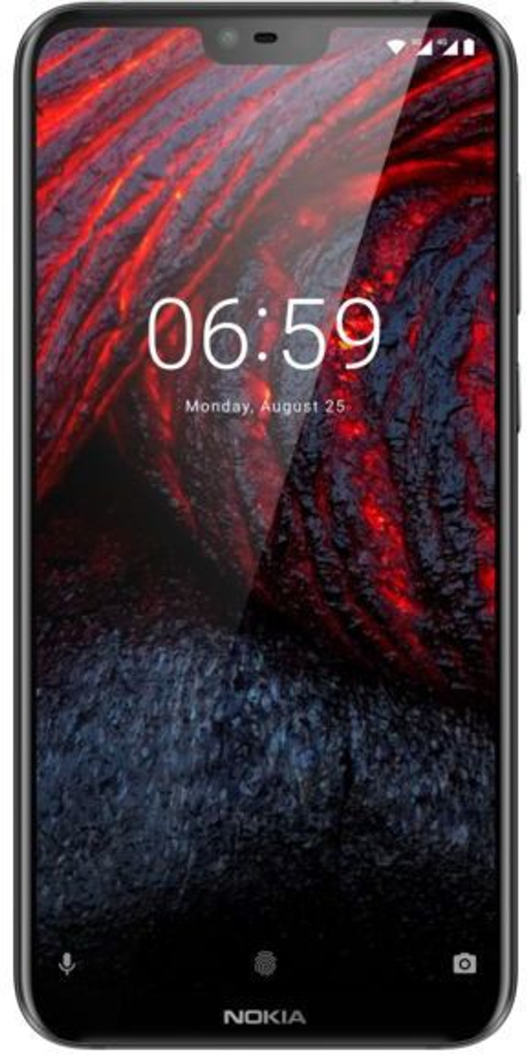 Image of Nokia 6.1 Plus (Black, 64 GB)