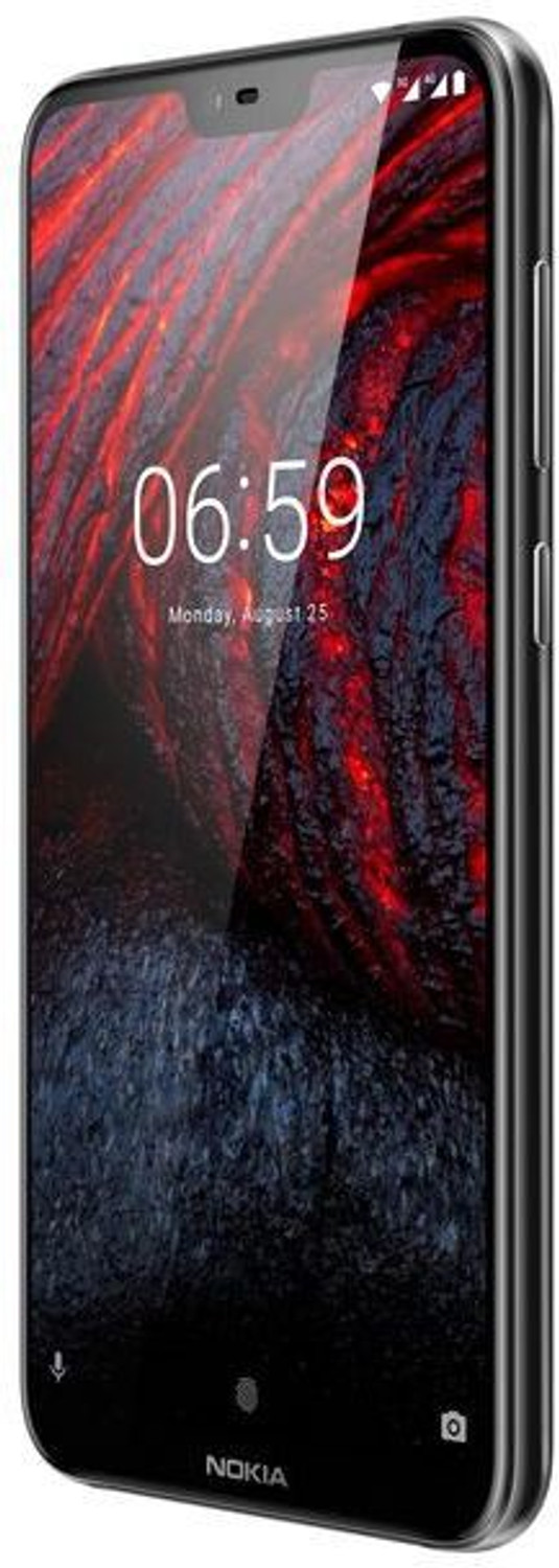 Image of Nokia 6.1 Plus (Black, 64 GB)