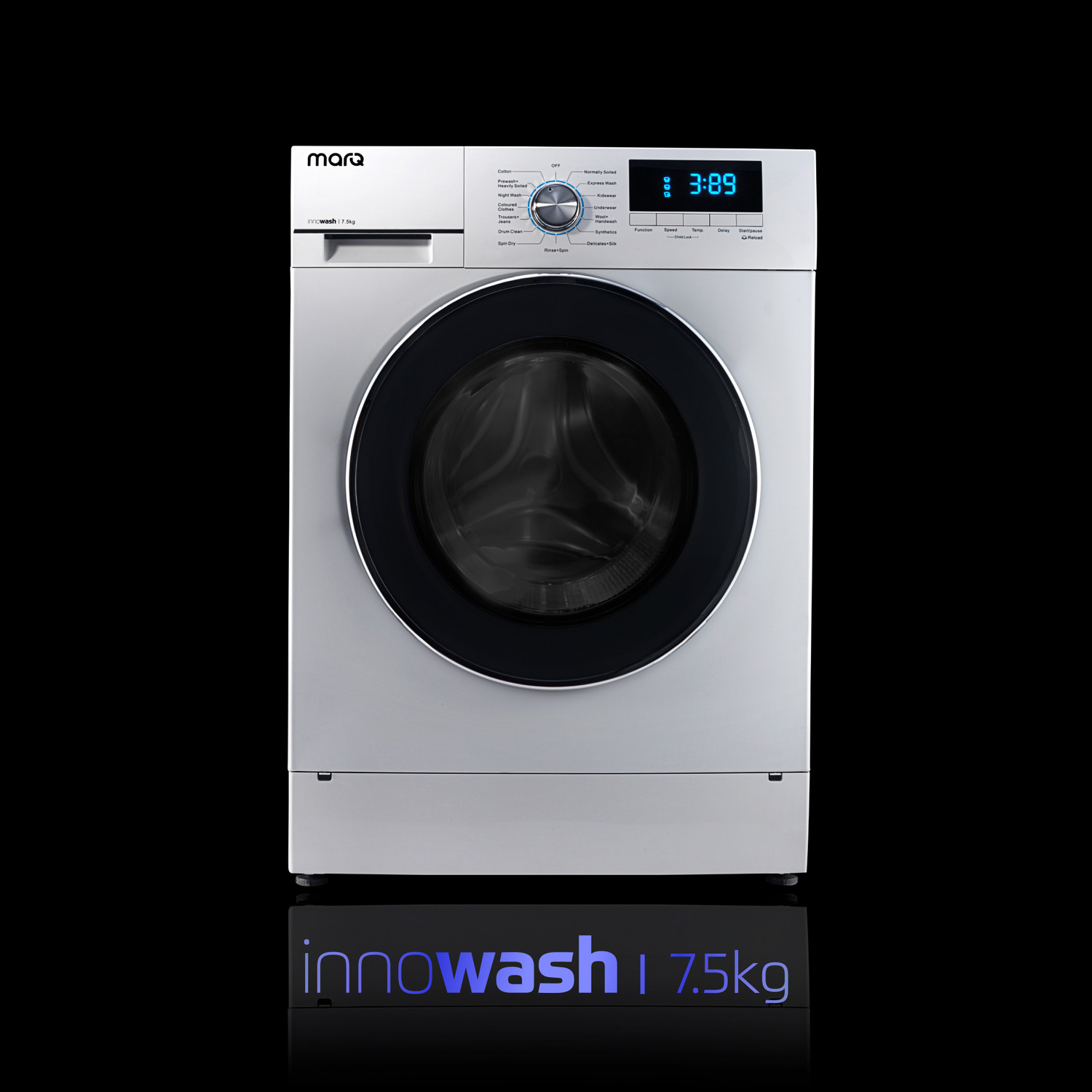 Image of MarQ by Flipkart 7.5 kg Fully Automatic Front Load Washing Machine with In-built Heater White