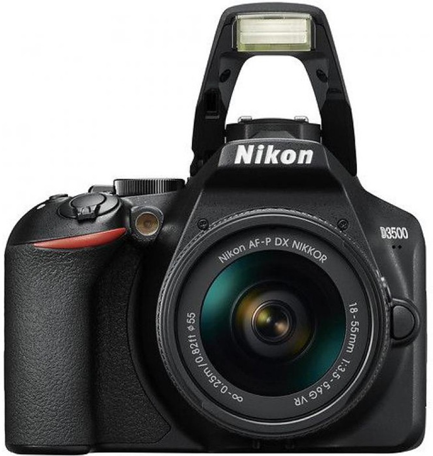 Image of NIKON D3500 DSLR Camera Body with Dual lens: 18-55 mm f /3.5-5.6 G VR and AF-P DX Nikkor 70-300 mm f /4.5-6.3G ED VR