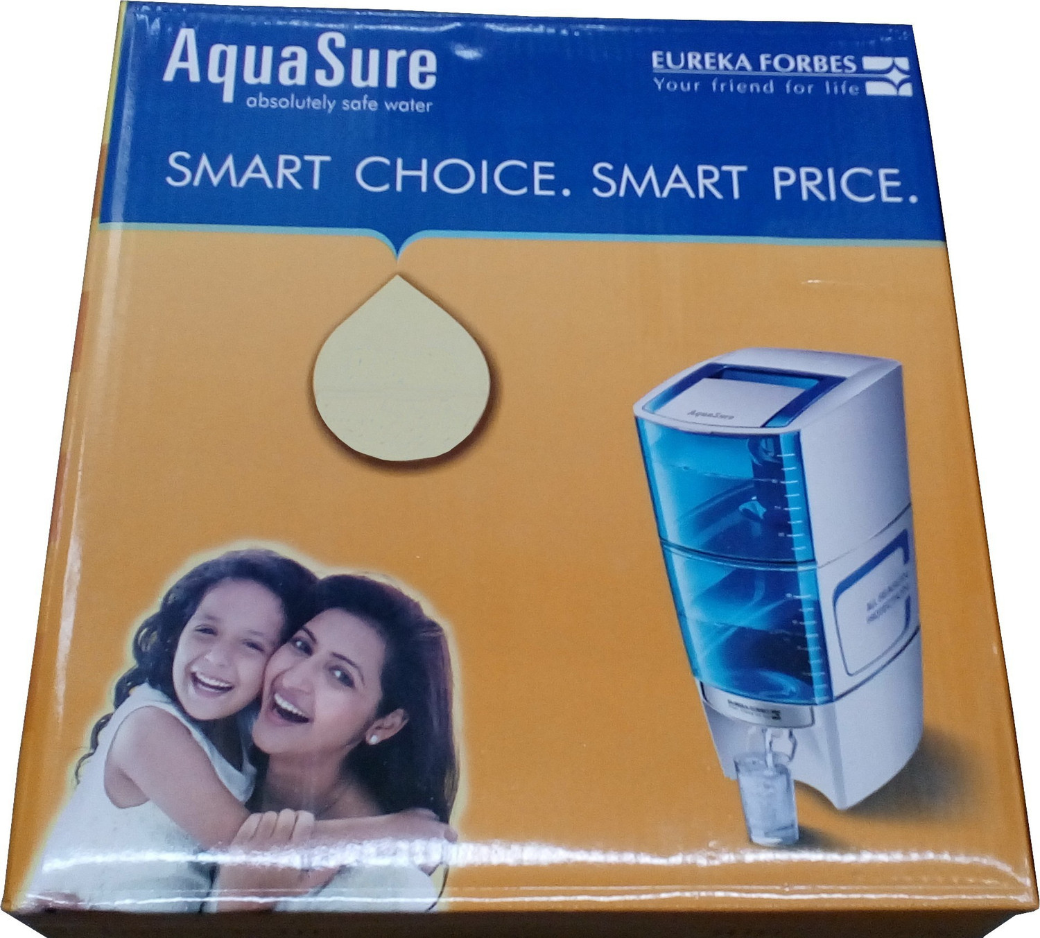 Image of EUREKA FORBES Aquasure Amrit New 20 L Gravity Based Water Purifier