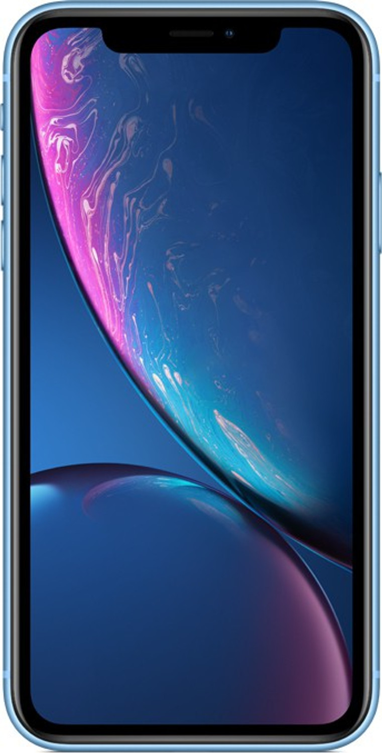Image of Apple iPhone XR (Blue, 64 GB) (Includes EarPods, Power Adapter)