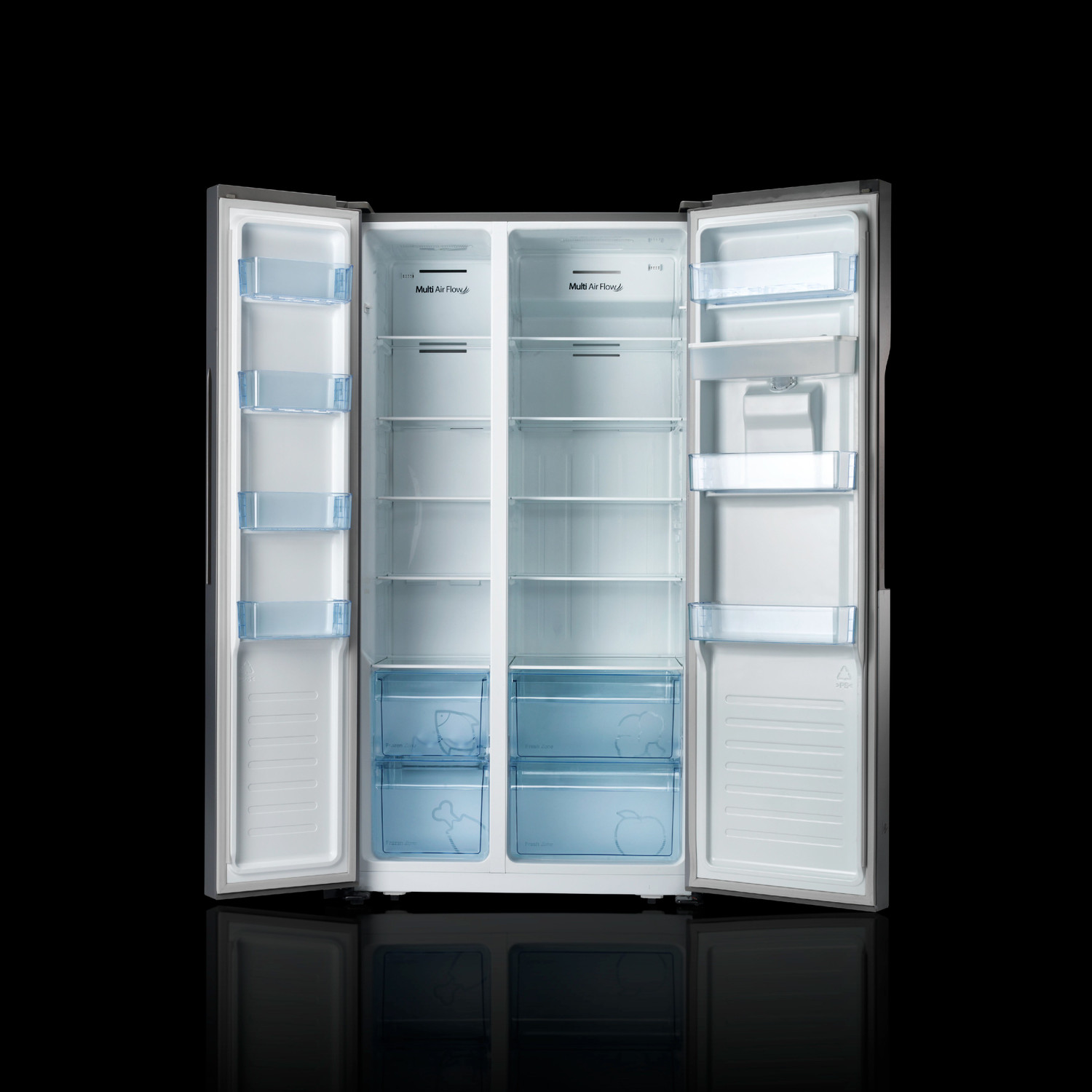 Image of MarQ by Flipkart 560 L Frost Free Side by Side Refrigerator with Water Dispenser