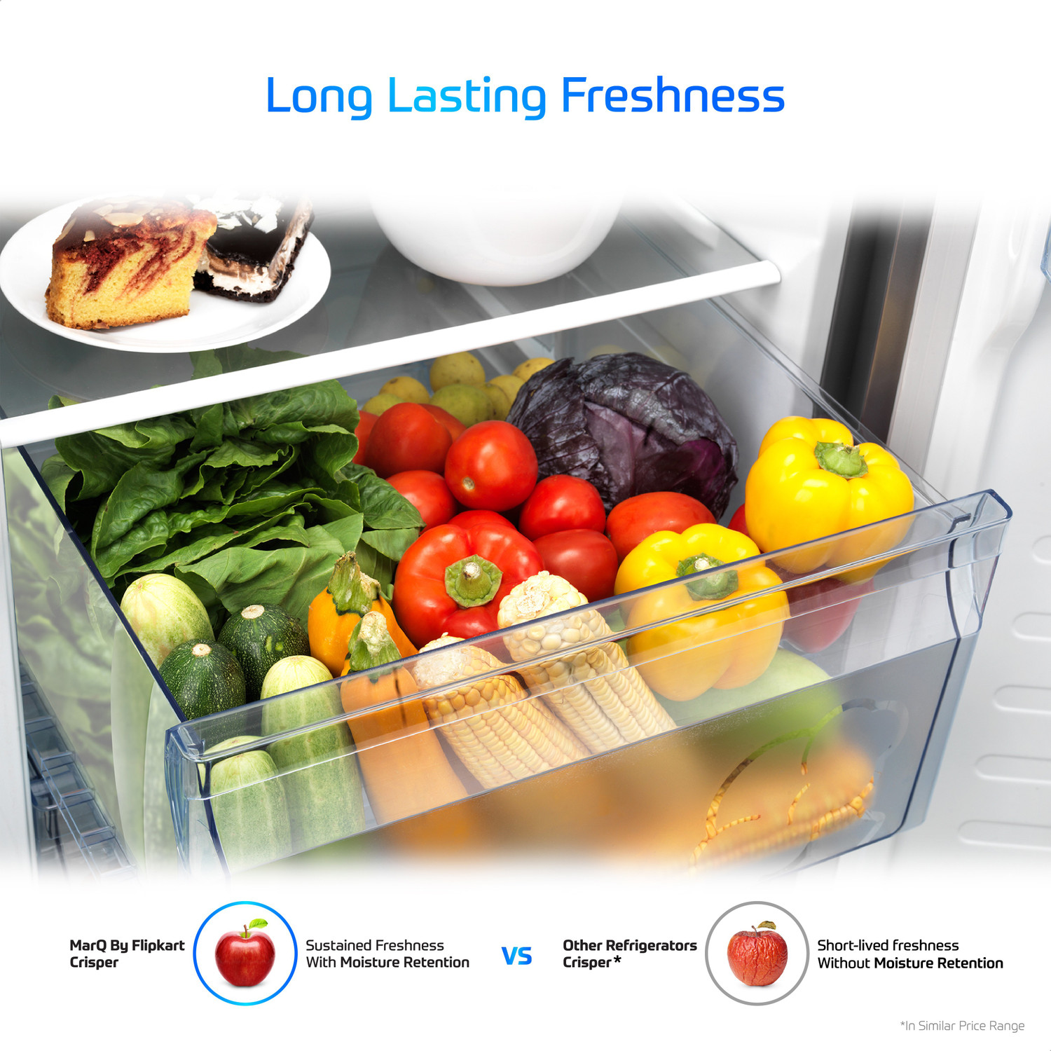 Image of MarQ by Flipkart 560 L Frost Free Side by Side Refrigerator with Water Dispenser